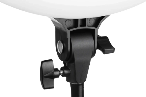 M45-60W-B | Candeeiro de anel com espelho | Anel luminoso com suporte | Conjunto com fonte de alimentação e anel de 60W