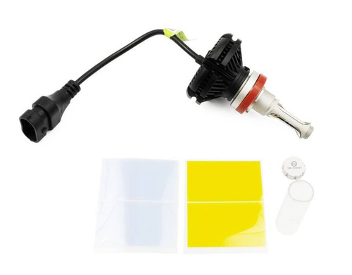 Juego de bombillas LED H9 H11 X3 TIPO DIODO ZES 50W 12000 lm