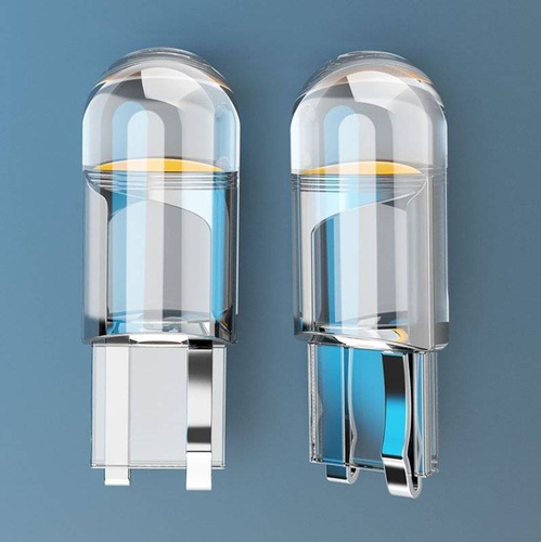 LED žárovka W5W T10 HPC COB Transparent | Krystalický povlak