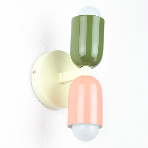 YG-W008-G+P | Lampada da parete bicolore | Lampada da parete moderna