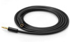 AFB-2-2M-Black | Mini Jack extension cord | gold-plated terminals and connectors | HQ quality