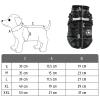 Dog winter jacket with integrated harness | size M | PET-017S-BK