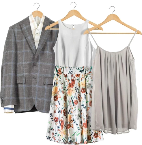 HLD-Z10 | Ensemble de cintres | Cintres de garde-robe en bois