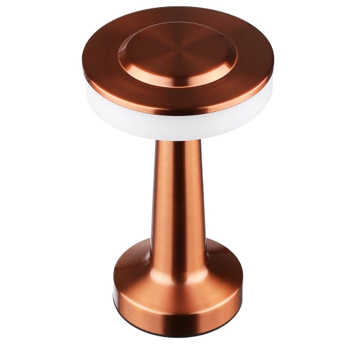 Kabellose Tischleuchte | Touch-Nachtleuchte mit einstellbarer Lichtfarbe | USB-Leuchte | HJA14-COPPER