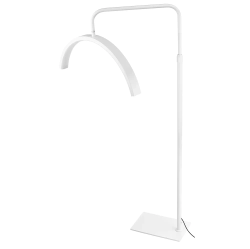 EPT-135-ALB | Lampă pentru un studio de tatuaje | Lampă de frumusețe LED fără umbră | Lampa de podea pentru saloane de infrumusetare, styling gene si unghii