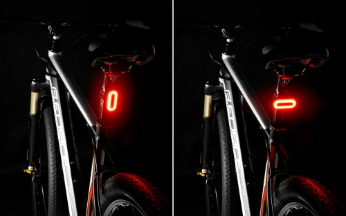 USB-Fahrradrücklicht COB LED | starkes rotes Licht | wasserdicht IPX8 | BK-L400