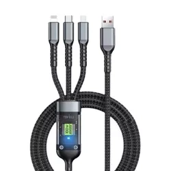 B12-3in1 | USB-kabel med tre ender 