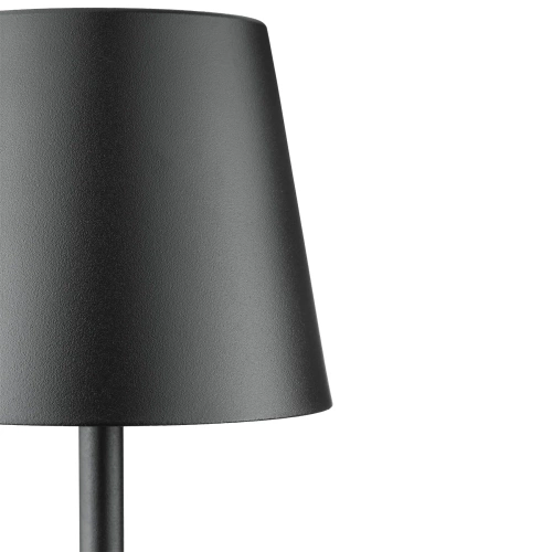 Lampada da tavolo senza fili | lampada da comodino touch con temperatura colore regolabile | lampada USB | nero | HJA28C-BLACK