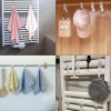 Handtuchhaken für Bad | Befestigung am Heizkörper, Radiator | Haken-Set | weiß | PG-Y03-WHITE