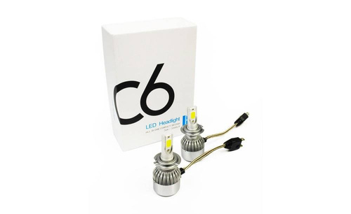 Juego de bombillas LED H7 C6 COB BridgeLUX™ 7600 lm