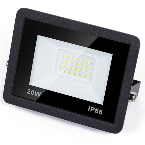 BL-20W-Black | LED floodlight 20W | 1900 LM | 210-230V