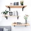FB-A30CM-BLACK| Shelf holder | Folding shelf brackets | Foldable supports for shelves and countertops
