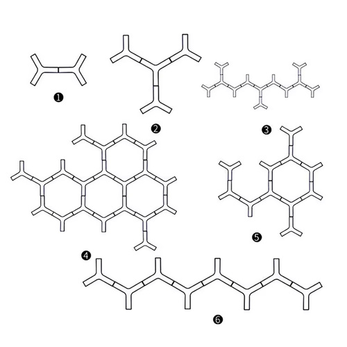 30W Y-shaped LED pendant lamp | Modern 4000K ceiling light with height adjustment LPL-001