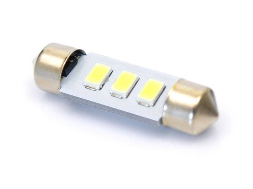 Autó LED izzó C5W 3 SMD 5630