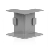 Internal corner connector for cable trunking | 40x20 mm | grey | CDT-04-Grey