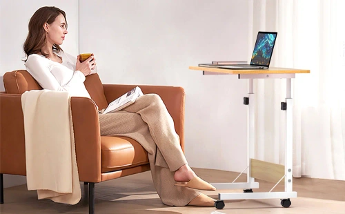 Mesa funcional | Mesa móvel para laptop | LFD-7090-WD