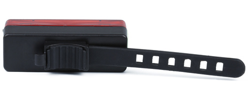 BL069 | LED baglygte til cykel | 6 dioder, 4 lystilstande, 300lm, indbygget batteri