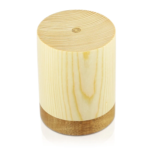 VSO-1210-D | Lampe de table en bois | Lampe de nuit tactile avec batterie intégrée