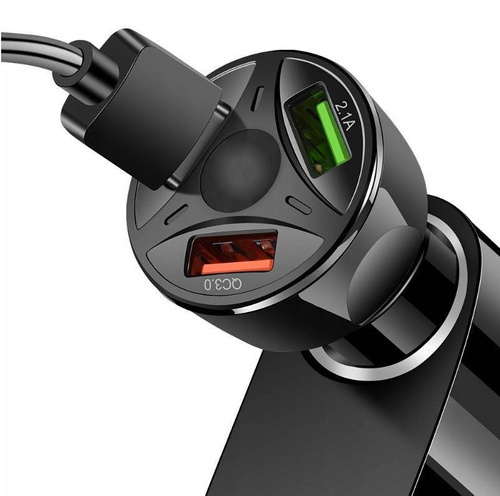 CA-007 | Fast 3x USB car charger | Quick charge Quick Charge 3.0