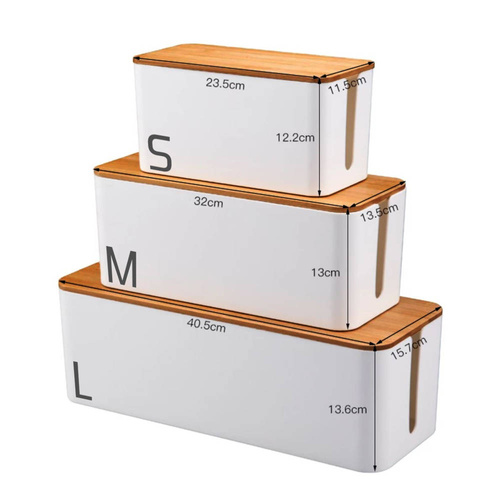 Container, cable organizer | BOX size S | JB2389-S-WHITE