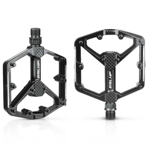 Plattform-Pedale Fahrrad | Aluminium mit Pins, DU-Lager, MTB Trekking | 10EE0001