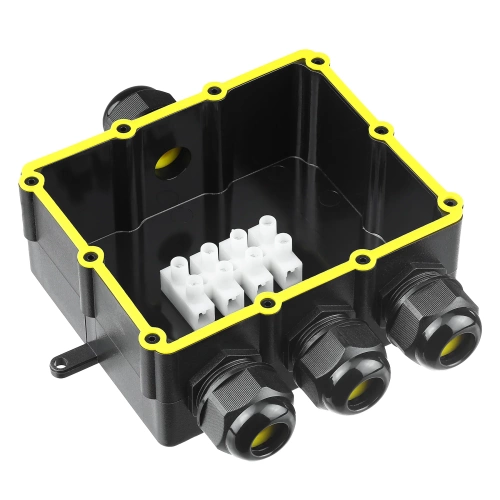 Hermetische Kabeldose IP68 4-polig | Elektrischer Verbinder 450 V 24 A für Kabel 3–6 / 4–8 / 8–12 / 10–14 mm | M686-S