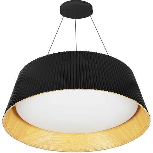 CDL-461-ZWART | Moderne LED hanglamp | Kroonluchter met 1 lichtpunt