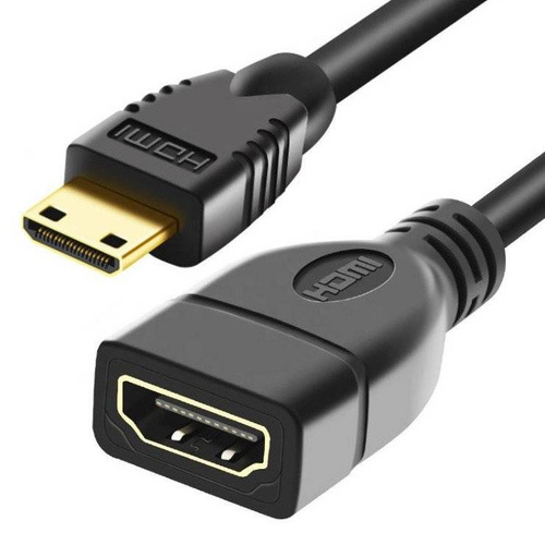 HDMI-Kabel | HDMI auf Mini HDMI | 4K, 3D, 15 cm | DM-15-15CM