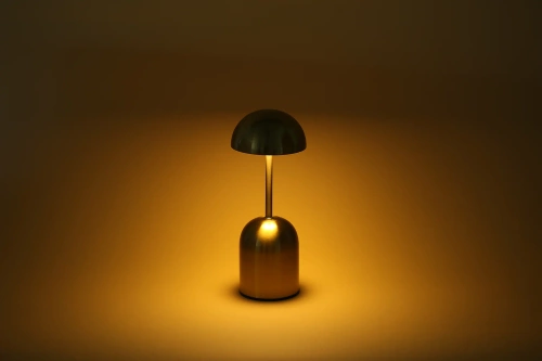 Veilleuse sans fil avec batterie intégrée de 2000 mAh | Lampe de table moderne à puissance et couleur de lumière réglables | YG-D019-Cuivre