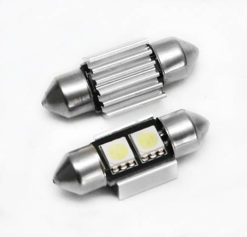 Autó LED izzó C5W 2 SMD 5050 CAN BUS