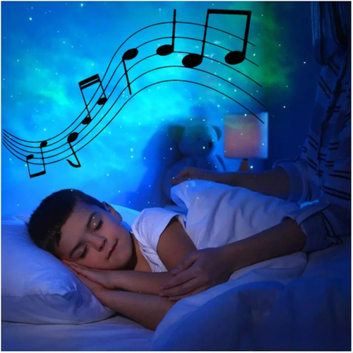 XTY01-WHITE | Star Projector | RGB night lamp with built-in speaker