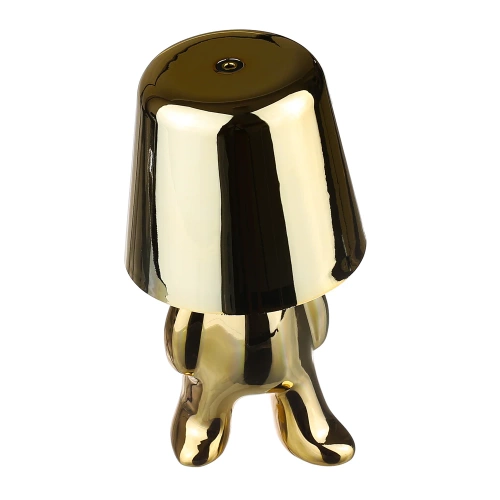 HJA23-A-GOLD | Moderná stolná lampa s dotykovým ovládaním | Nočná lampa so vstavanou batériou