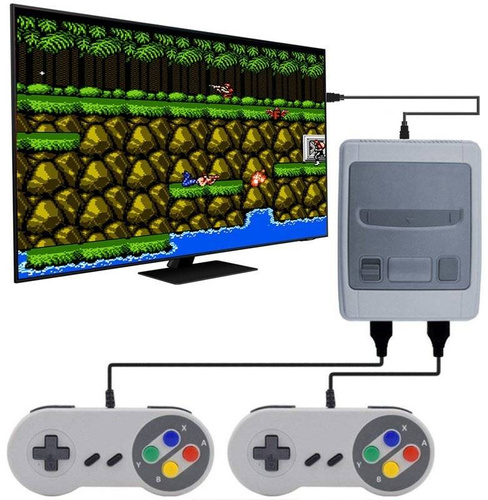 HD-SFC621 | HD MINI konsolė | HDMI jungtis | 621 žaidimai | TV žaidimas su dviem trinkelėmis