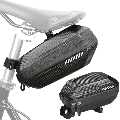 Geantă de șa rigidă EVA impermeabilă | Geantă de bicicletă ușoară și durabilă de 1,5 l | BCB-308