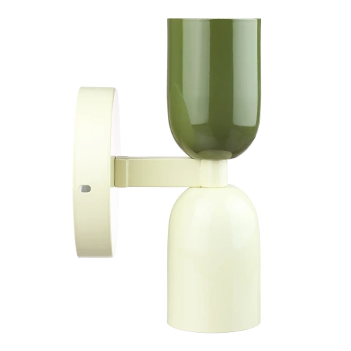 Two-tone LED wall lamp | designer wall sconce for living room or bedroom | YG-W008-G+W