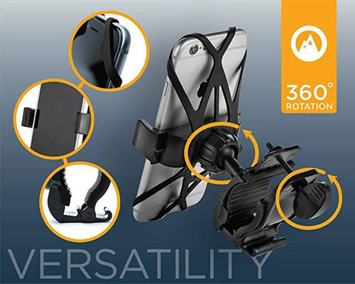 PSI-B06 | Bicycle / motorcycle phone holder with silicone harness