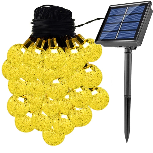 SDC-Q40LED-6M | LED saulės sodo girlianda | 6 metrai, 40 šviesos diodų