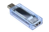 Digitales USB-Voltmeter | Spannungs- und Strommessgerät, Batteriekapazitäts-Tester, multifunktionales Prüfgerät | blau | KWS-V20-BLUE