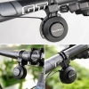 TWB-105 Campanello per bicicletta elettrica USB 120 dB | Campanello con batteria integrata | 4 modalità audio