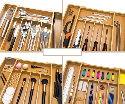 RSD-768 | Cutlery Organizer | Foldable | Bamboo