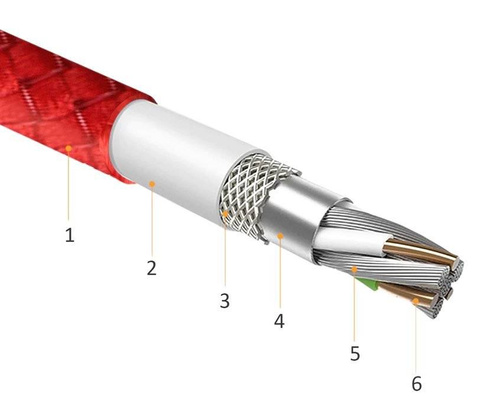 UC-007 | Lightning (iPhone) 1M | USB 3A kabel pro telefon