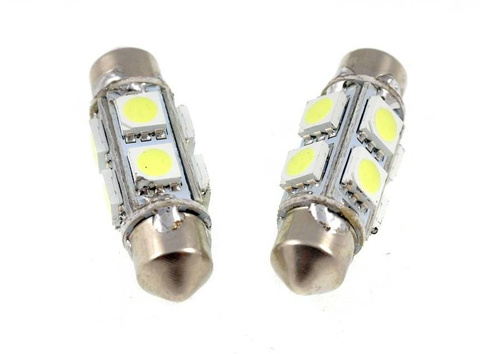 Autó LED izzó C5W 8 SMD 5050 360st