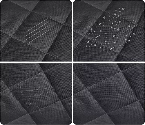 DM-021 | Car trunk mat, pet transport waterproof cover | With pocket and detachable mesh