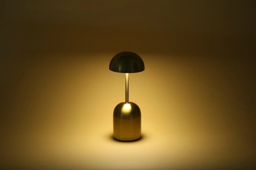Luminária noturna sem fio com bateria integrada de 2000 mAh | Luminária de mesa moderna com potência e cor de luz ajustáveis | YG-D019-Prata