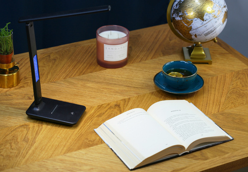 FX-015A | LED school desk lamp with display | modern bedside lamp, school lamp or desk lamp