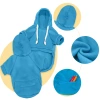 Kutyás és macskás kapucnis pulóver | M méret | kék | PET-015M-BL