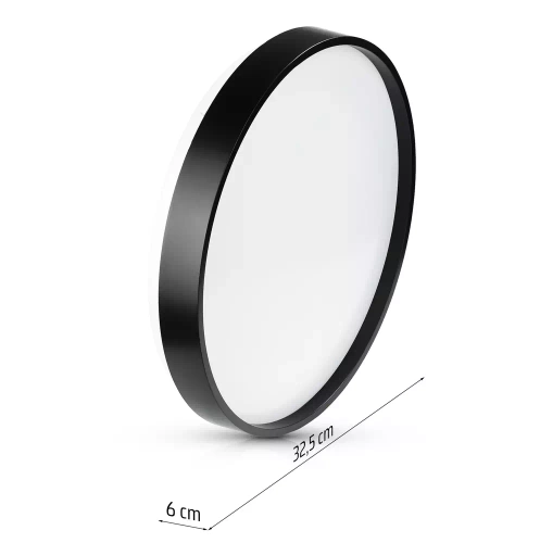 CRL-24W-NEGRU | Plafoniera montată la suprafață | Nu clipește | LED