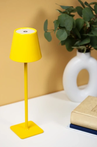 HJA20-YELLOW | LED table lamp | Wireless night light | Touch lamp for hotel, restaurant