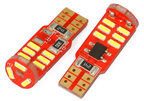 Bec LED auto W5W T10 15 SMD 4014 CAN BUS