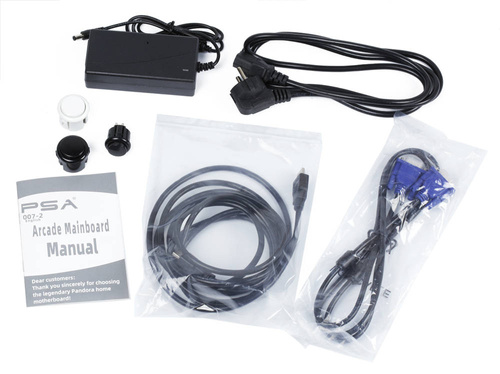 BP-3001-GEAR | Consola Pandora's BOX | 5000 de jocuri retro și 3D | 2 seturi de controlere | difuzor incorporat | posibilitatea de a conecta un acceptor de monede